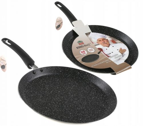  Kinghoff Pancake Frying Ponev za palačinke, jajca in palačinke, 28 cm, marmor