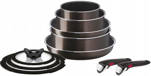 Set lončkov iz titana Tefal L1509473 10 elementov