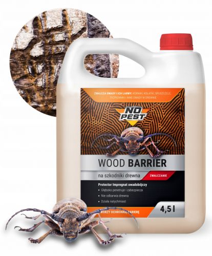  No-Pest Wood Barrier sredstvo proti podlubnikom 4,5 l