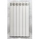  Aluminijasti radiator Faral Alba 1276 W bel 560 x 880 x 95 mm - stranski priključek