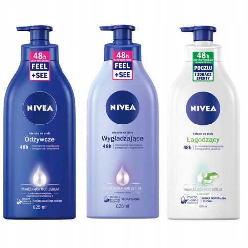  Nivea 625 ml losjon za telo z alojo