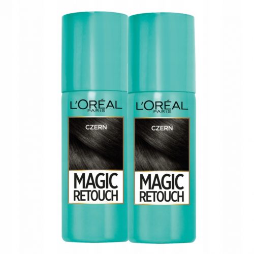  L'Oreal Paris Magic Retouch sprej za retuširanje korenin Black 75 ml