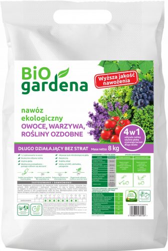  Organsko gnojilo, naravni kristali BiOgardena, 8 kg 8 l