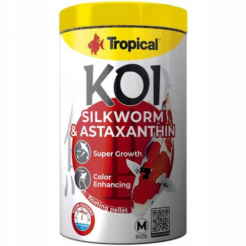  Hrana Tropical Koi Silkworm & Astaxanthin M 320 g