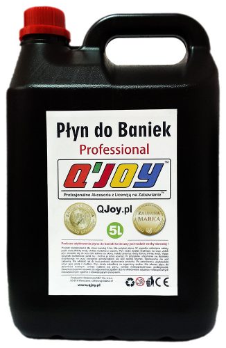 Tekočina za milne mehurčke - 5L - QJoy Professional