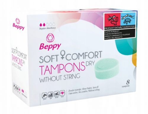  Tamponi brez vrvice Beppy Dry Tampons BP002A 8 kom.