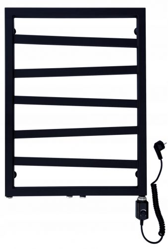 Električni kopalniški radiator Scarlet 300 W 530 x 700 mm črn