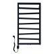 Električni kopalniški radiator Scarlet 600 W 530 x 940 mm črn