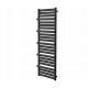  Vodni kopalniški radiator 944 W 540 x 1400 mm črn