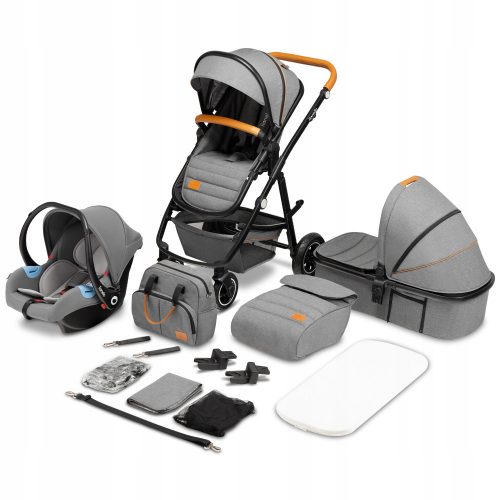  Voziček 3v1 Lionelo AMBER Stroller Gondola Seat