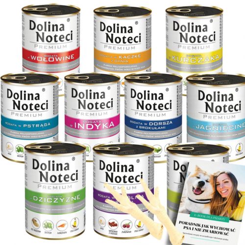  DOLINA NOTECI Premium mokra hrana za pse Mix 400G X 10 KOS + EBOOK DOG