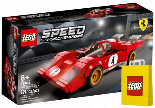  LEGO Speed Champions 76906 1970 Ferrari 512 M + LEGO Papirnata vrečka 001-2021-2022-2023-2024