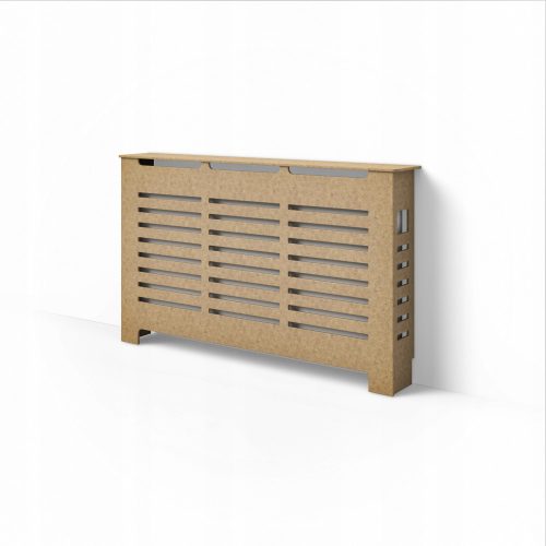 Pokrov za radiator, MDF plošča, 128 x 82 cm, rjava