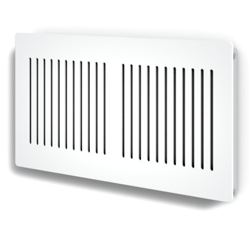 Pokrov za radiator, MDF plošča, 109 x 68 cm, bele barve