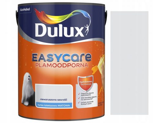  Dulux akrilna stenska barva 5 l, neokrnjena, mat siva