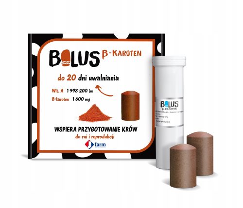  Bolus Beta-Carotene 8 kosov za estrus, reprodukcijo, jajčnike