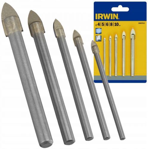  Irwin 10507912 set svedrov za steklo 5 kosov.