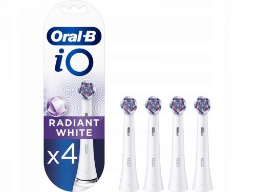  Glave električne zobne ščetke Oral-B iO Radiant White, 4 kosi