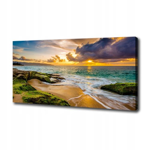 Foto slika na platnu Sunset sea 125x50cm