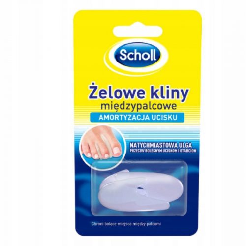  Scholl interdigitalni klin za dan in noč, univerzalen, brezbarven, 3 kom.