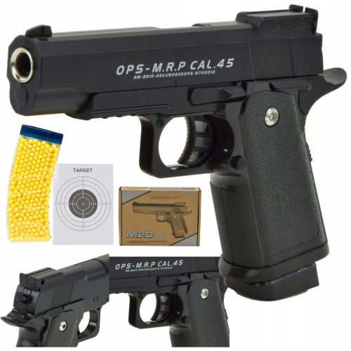  Colt Metal Pistol Replica 800 BBs + Knjiga nalepk, strip Shop_lolki