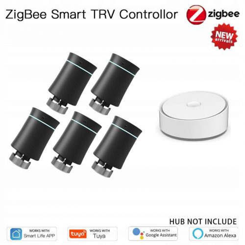  ZigBee termostatska glava*5+krmilnik prehoda*1