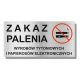  ZNAK PREPOVEDANO KAJENJE Aluminij 20x10 cm UV