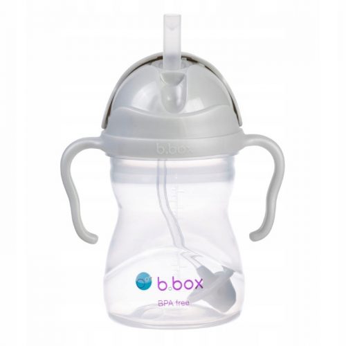  B.box steklenica s slamico, siva 240 ml