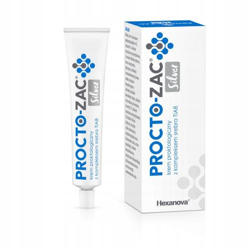  Procto-Zac Silver, proktološka krema s kompleksom srebra TIAB, 25 ml