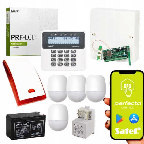 Celoten satelitski perfecta GSM alarm s 5 PET senzorji