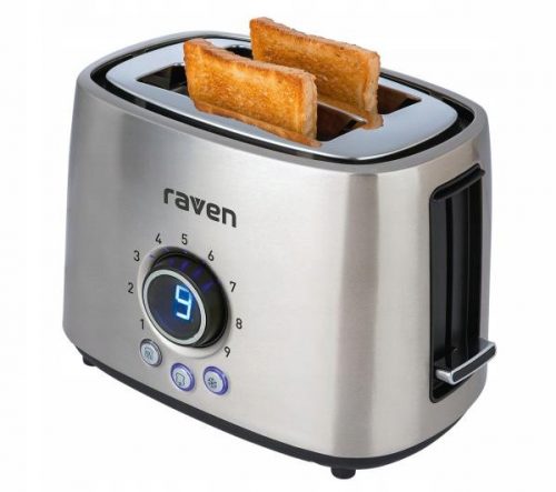  RAVEN ET007 toaster srebrno/siv 1000 W