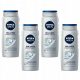  Nivea Men Silver Protect gel za prhanje za obraz telo in lase 500 ml