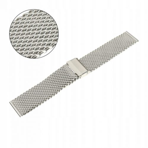  Zapestnica za uro 20mm MESH Steel THICK Mesh