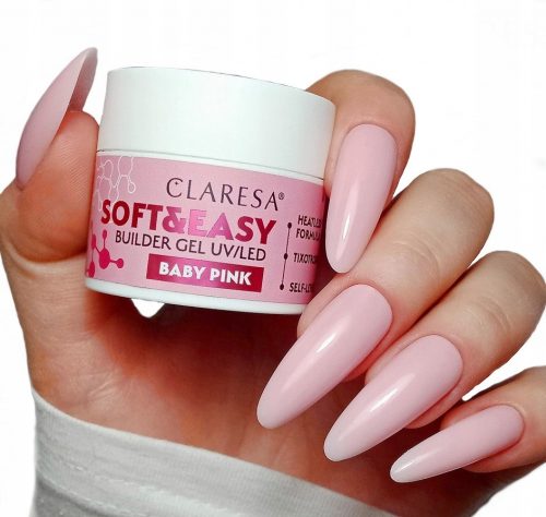  CLARESA SOFT&EASY GRADILNI GEL BABY PINK 45G