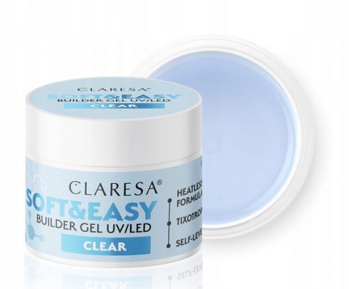  CLARESA SOFT & EASY BUILDER GEL ZGRADBENI IKALO S THICSOTROPY CLEAR 12G