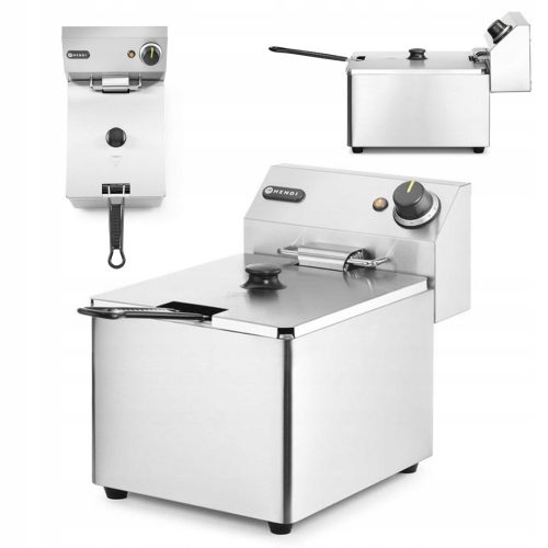  Hendi Kitchen Line enoprekatni cvrtnik 8 l 3500 W