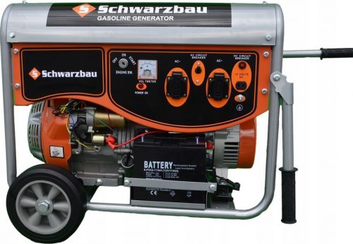  Enofazni bencinski generator Schwarzbau 6500 W