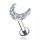  SREBRNI LABRET LUNA CIRKON TITAN G23 1,2/6