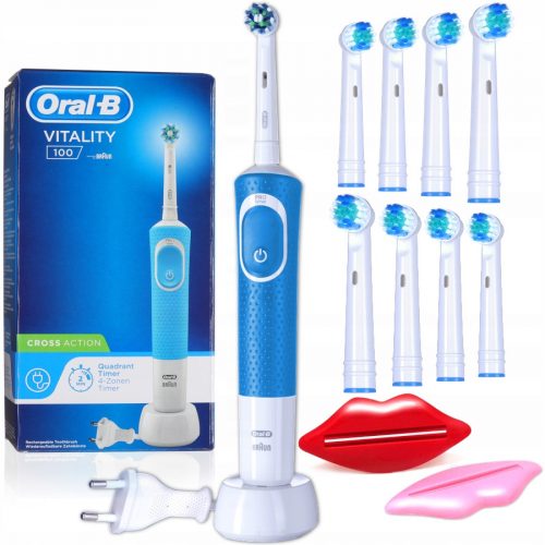  Oral-B Vitality 100 Cross Action električna zobna ščetka, modra