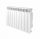 Diamantni aluminijasti radiator 1526 W bel 800 x 578 x 95 mm - stranski priključek