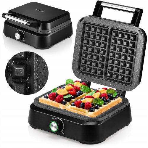  Mozano pekač za vaflje Mozano Smart waffle maker 2200 W črn