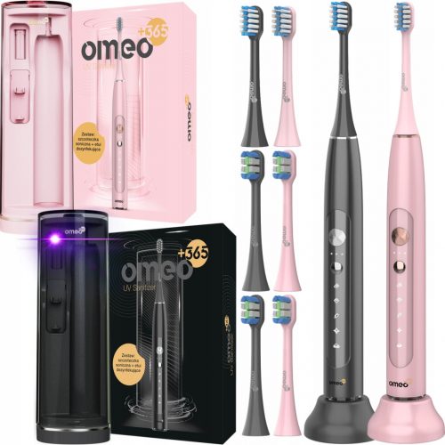  2x OMEO +365 Sonic Zoothbrush Couple Set