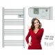 Električni kopalniški radiator Goodhome 500 W 550 x 980 mm bel