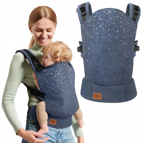  Potovalka Kinderkraft Nino Confetti Denim, mornarsko modra, do 20 kg