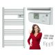 Kopalniški radiator Kingfisher 500 W 550 x 980 mm bel