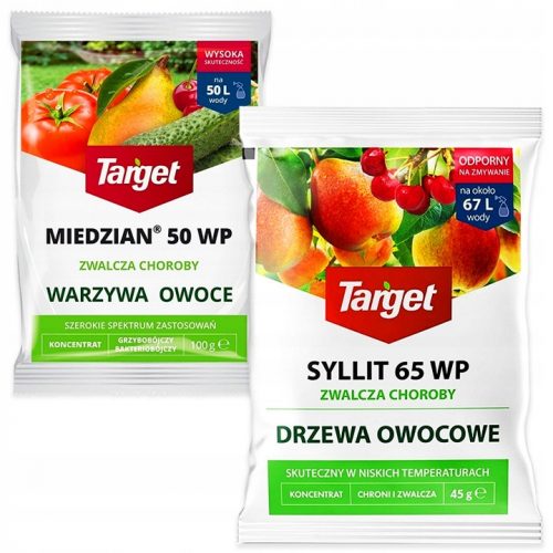  MIEDZIAN 50 WP fungicid 100 g TARGET + Syllit - Proti boleznim sadnega drevja 45 g