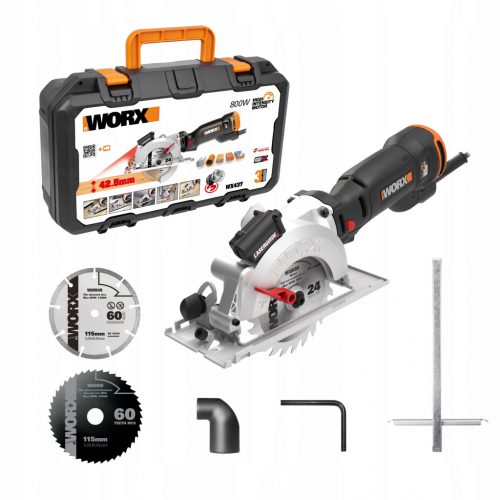  Krožna žaga WORX WX437 800W, 120mm list