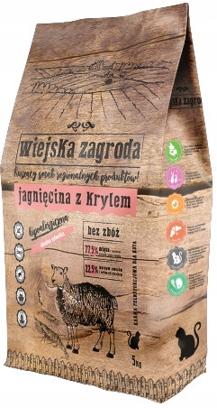  Wiejska Zagroda suha hrana za jagnjetino 5 kg