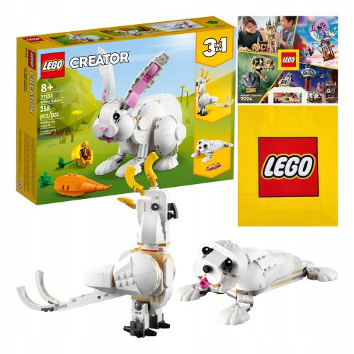  LEGO Creator 3 v 1 31133 Beli zajec + 2 druga izdelka