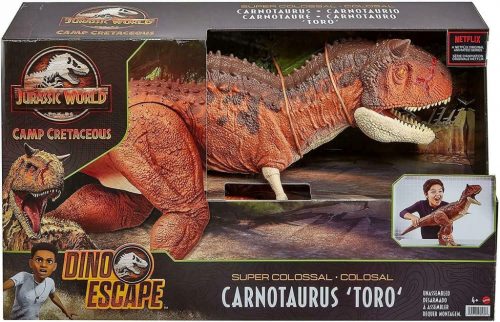  Figura Mattel Jurassic World Dino Escape Carnotaurus Toro